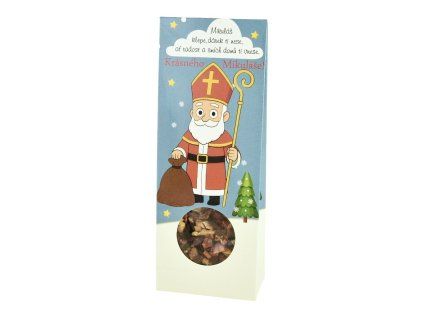 Vianočné balenie - Mikuláš mandle v škorici (70g)