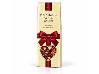 Vianočné balenie - Mašlička červená ovocný čaj (50g)